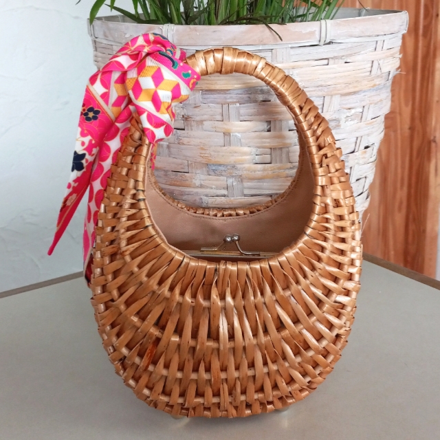 Koret Wicker Basket Handbag 1960s Rare Collectible